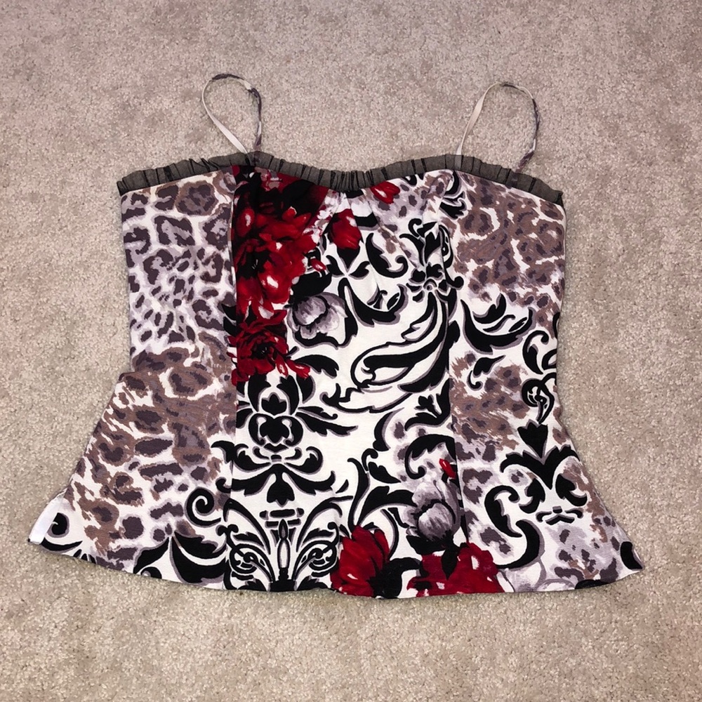 WHBM Corset Top with removable straps